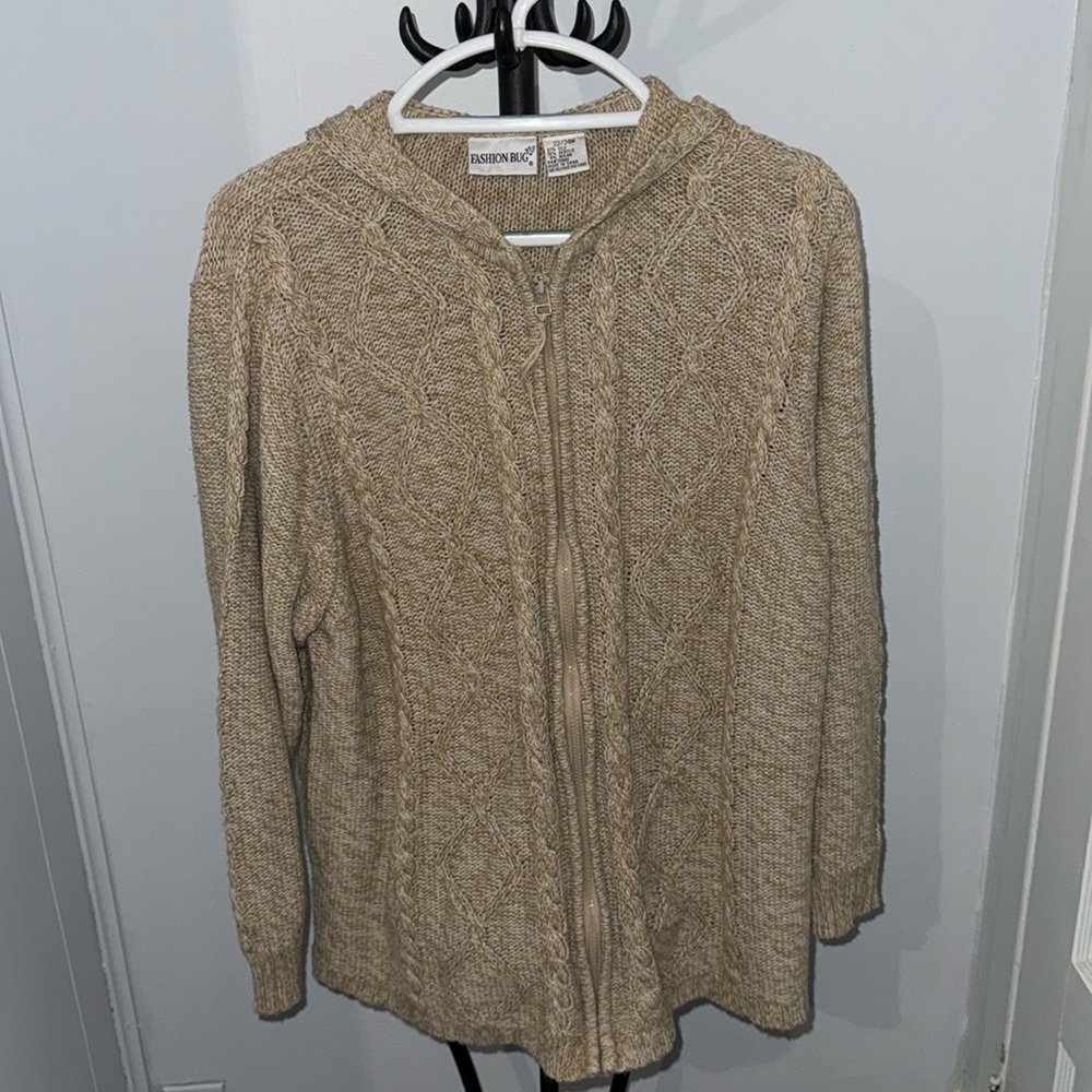 Silk Blend Zip up Hoodie